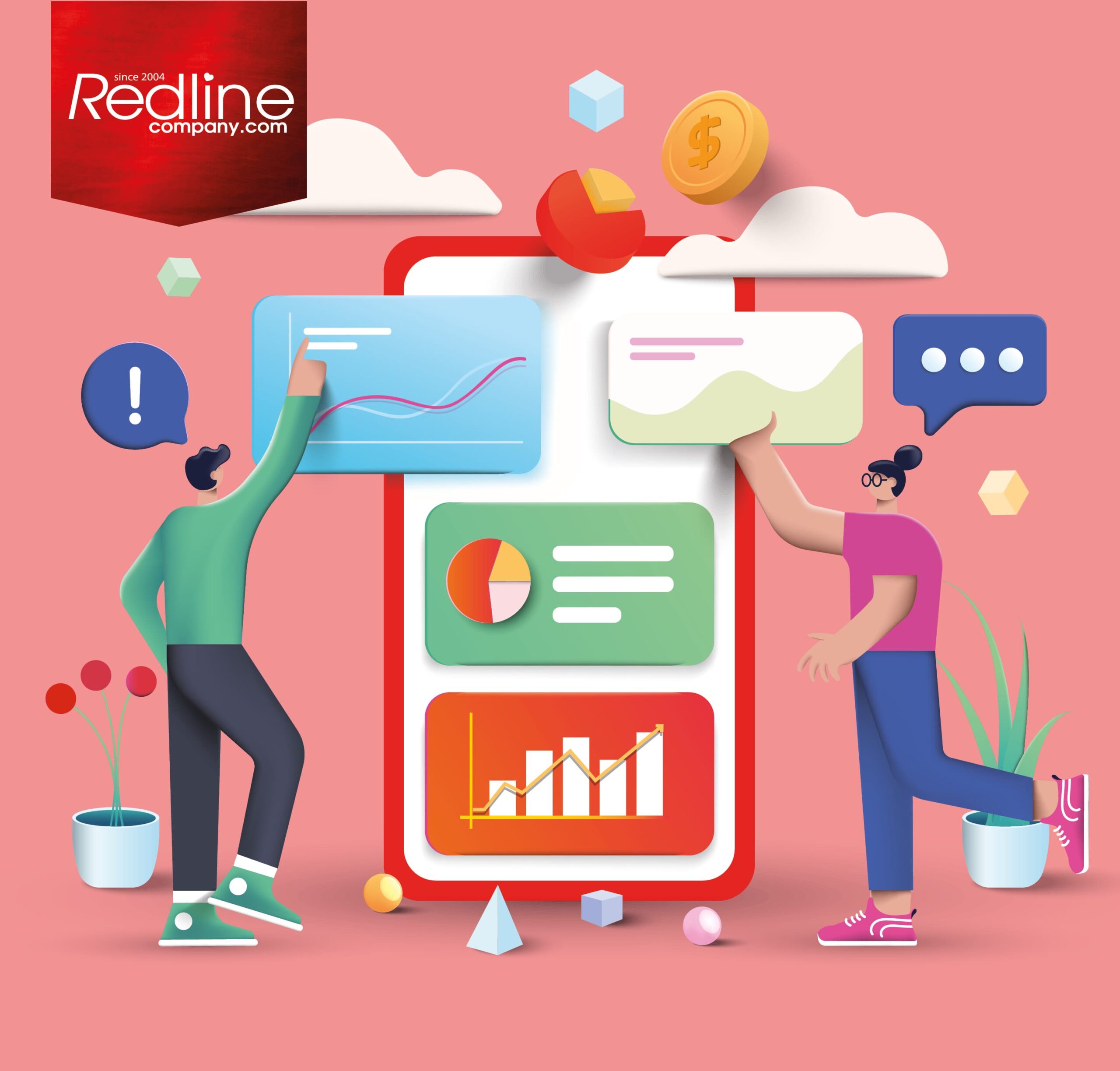 Presupuesto de marketing de Redline Company