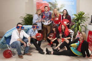 Redline team dressed in summer style - Redline Company