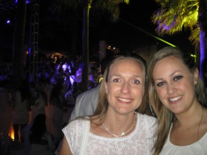 Redline team at Nikki Beach party - Redline Company